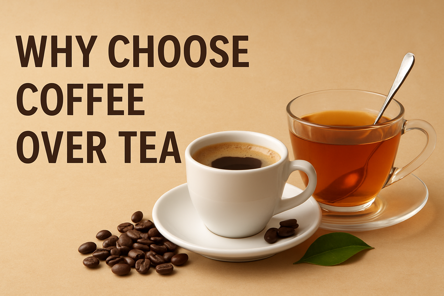 Why Choose coffee over tea